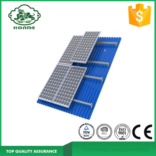 Aksesoris Metal Roof Rel Aluminium Untuk Solar Brackets