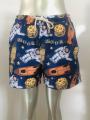 Schattige astronaut print heren strand shorts