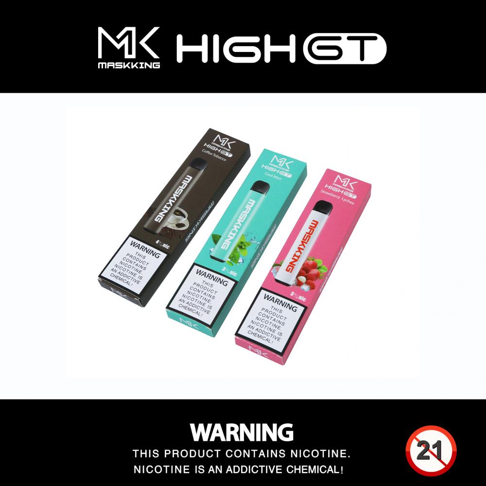 2020 Maskking Smoke Jetable El e-Cigarette Vape