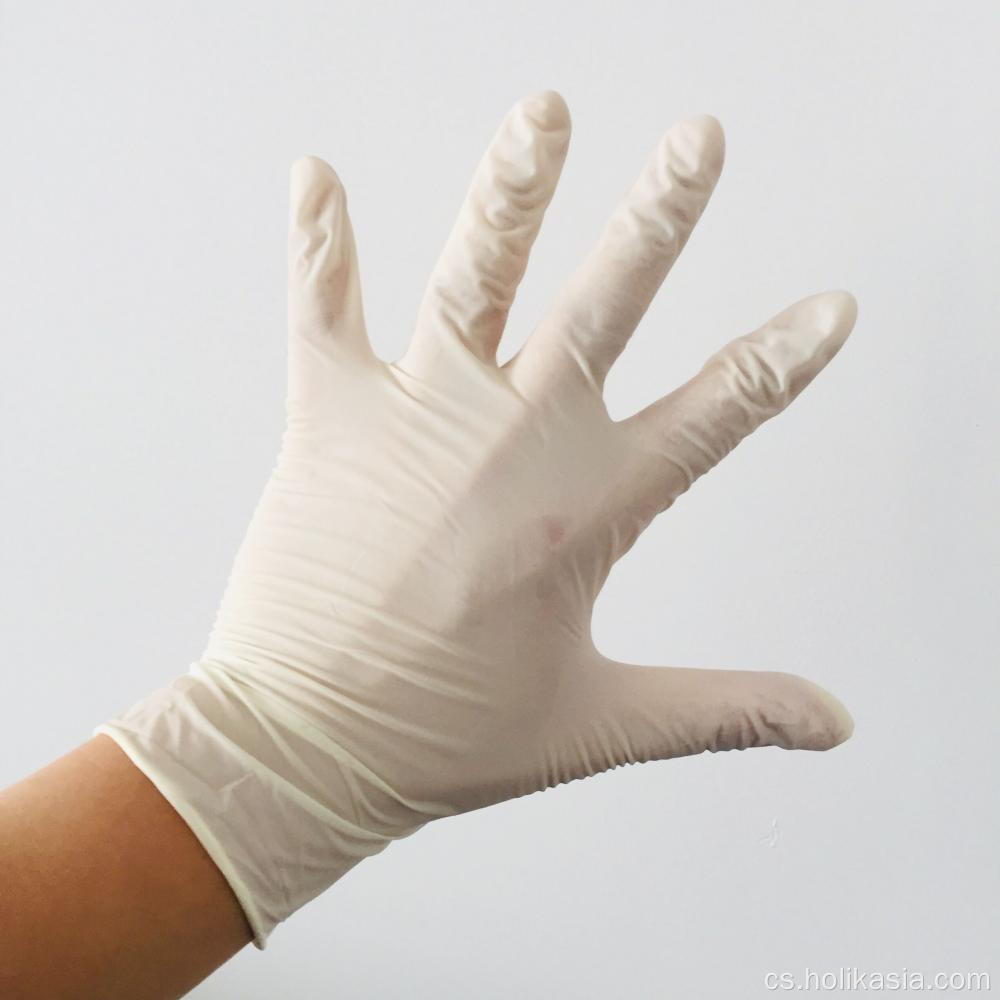Latexová sterilizační lékařské rukavice jednorázové