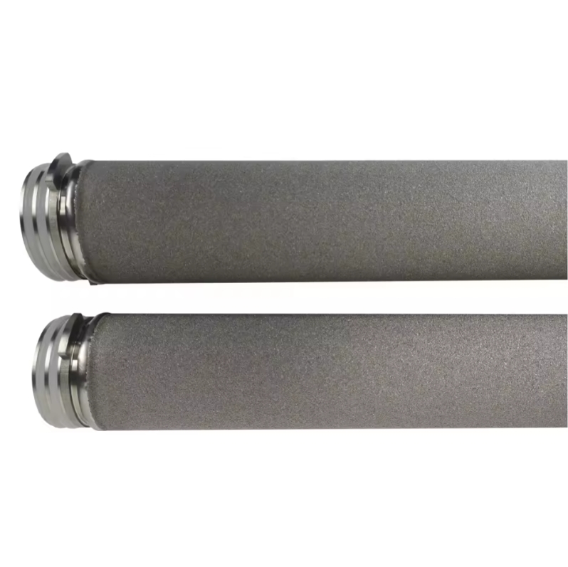 10 mikron 20 inç paslanmaz çelik titanyum metal yüksek akışlı güç sinterleme su filtre kartuşu 10 micron 20 inch stainless steel titanium metal high flow power sintering water filter cartridge