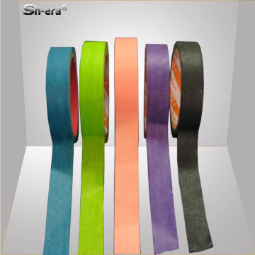 Self adhesive black crepe paper tape