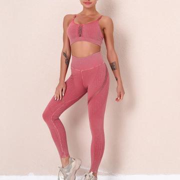 Nuovo set di abbigliamento sportivo tie dye da donna