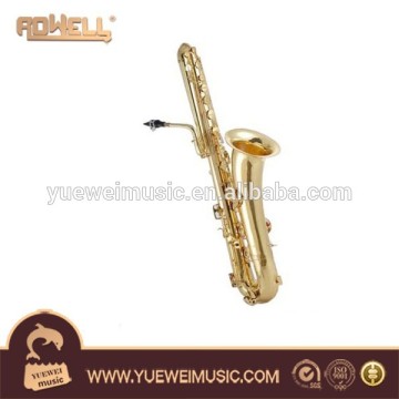 Bass Saxophone ,brass wind musical instrument