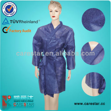 Disposable Nonwoven Kimono Gown for SPA,Sauna,Beauty