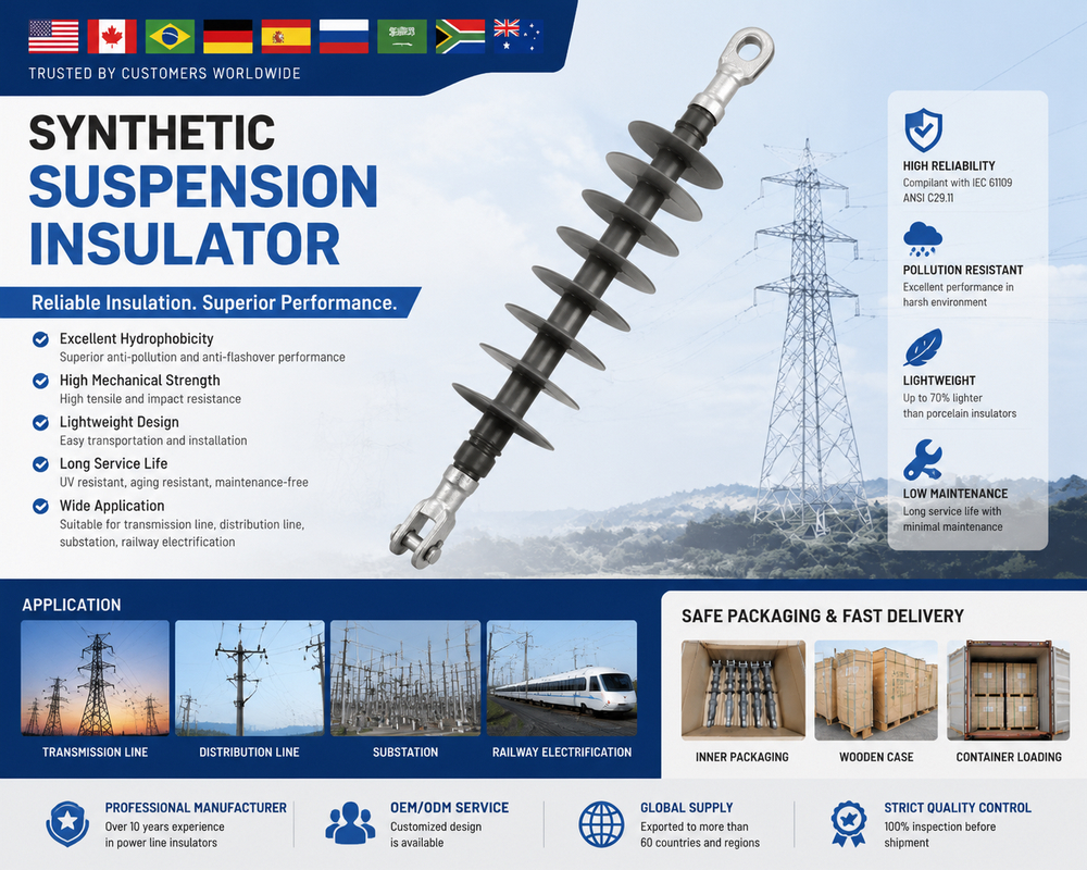 Synthetic Suspension Insulator 3 Synthetic Suspension Insulator 3
