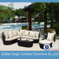 Meble z rattanu PE Outdoor Patio Sofa z wikliny