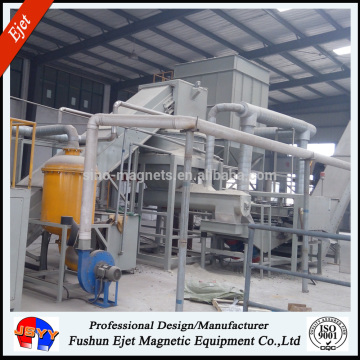 Recycling electronic waste separator