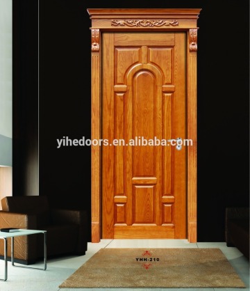 wood sliding door system simple design wood door/ wood garage door