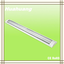 commercial T8 fluorescent lighting fixtures with electronic ballasts