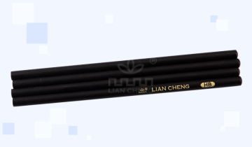 Wooden Black Wood hb pencil with Black Dipping