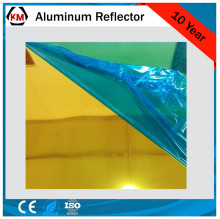 aluminum reflective mirror layers