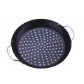 professional bbq stainless steel grill basket