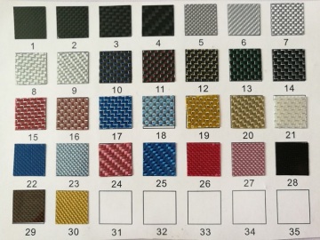 Colourful 3k carbon fiber camera booms