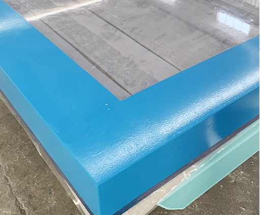 Acrylic swimming pool panel