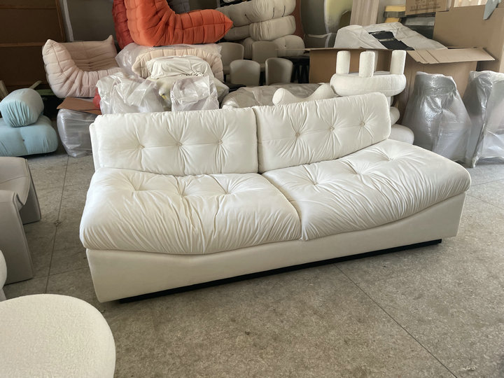 Modern leather milan sofa for living room furniture Modern leather milan sofa for living room furniture