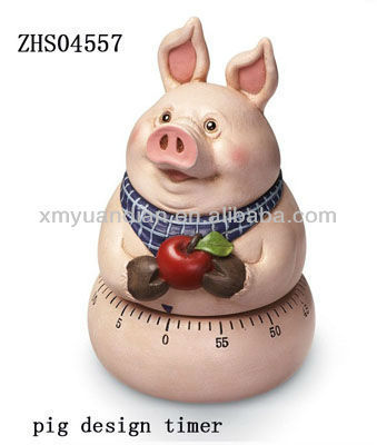 animal timer,kitchen timer, polyresin timer