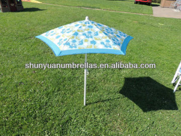 GARDEN TREASURES CHILDREN'S / KIDS GARDEN / BEACH UMBRELLA 3.5FT TURTLES FROGS