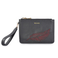 Pochette cosmetica Pochette in pelle nera essenziale