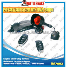 PKE car alarm tracking system CF7002 one way 12v central locking smart keyless entry system