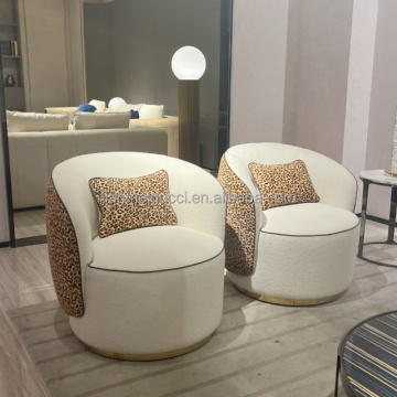 High-End Rotating Chairs Leather
