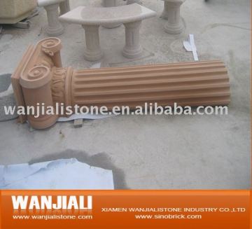 Round Stone Columns