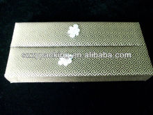 rectangle fabric cover necklace packaging