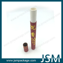 handmade round paper packaging can for incense