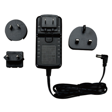 Plug Interchangeable Wall Adapter 12V 2A Power Adapter