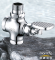 Durable Brass Casting Foot-pedal Toilet Flush Valve