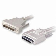SCSI Cable, Meets Ultra SCSI-3, VHDCI-68P/HPDB50P, Various Lengths are Available