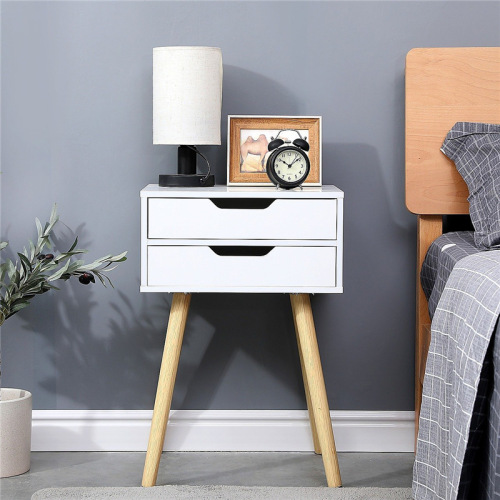 Custom Wholesale 3 Drawer White Nightstand