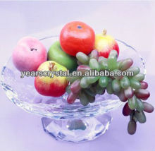New Arrival crystal glass Fresh platter for wedding gift(R-1496)