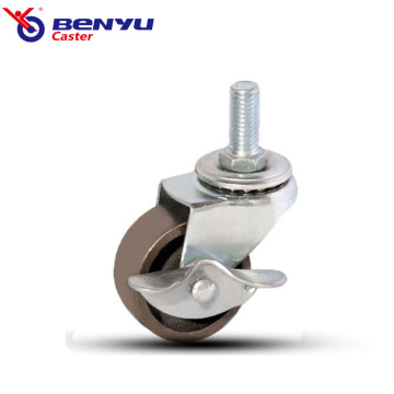 Custom Industrial Cast Iron Stem Caster Wheels