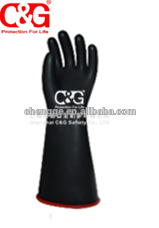 class 2 latex rubber insulating gloves for electric protection