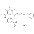 Acide 3,5-pyridinedicarboxylique, 1,4-dihydro-2,6-diméthyl-4- (3-nitrophényl), 3-méthyl5- [2- [méthyl (phénylméthyl) amino] éthyle], chlorhydrate (1: 1 ) CAS 54527-84-3