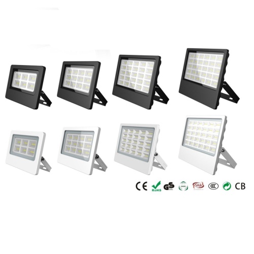 LED floodlight with die-cast aluminium housing