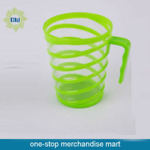 colored water glass cup