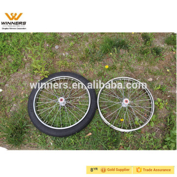 Jog Cart Wheel 2.50-18 18''x2.5'',spoke wheel