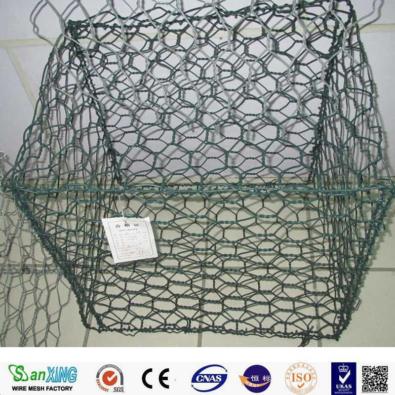 Gabion Boxen Eisendrahtnetzstützwand