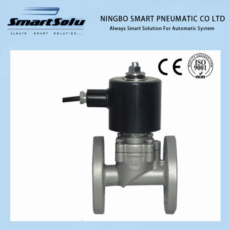 Stainless Steel Super High Pressure Flange Steam Solenoid Valve