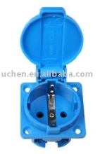 #Schuko electrical waterproof socket