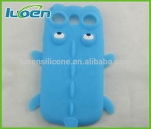 Cute cartoon eel Silicone mobile phone case for samsung note 2