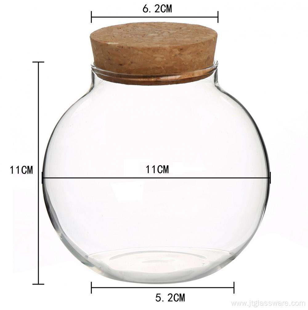 Heat resistant food jar glass