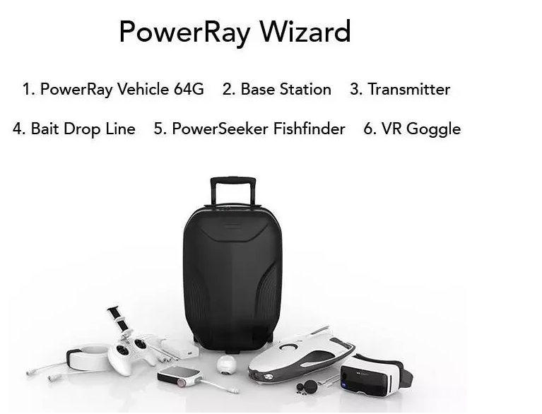 PowerRay Wizard Underwater Robot Underwater Drone Master Edition under sea find fish