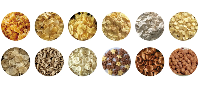 Automatic Corn Flake Processing Line Corn Coco Pops Breakfast Cereals Making Machinery