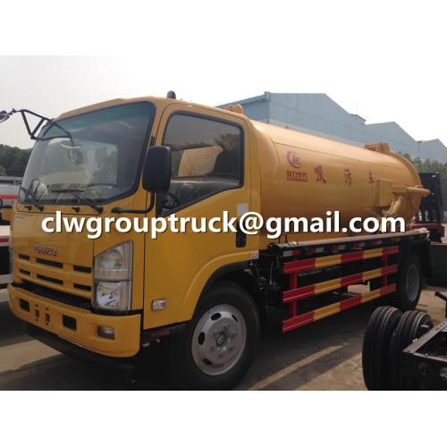 ISUZU 5-12CBM Vacuum Sewage Suction Truck