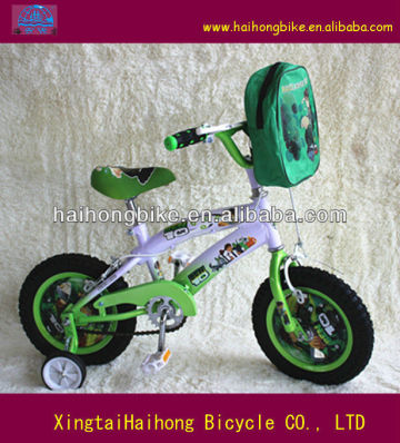 hot selling safe design with training wheel children bmx bicycl