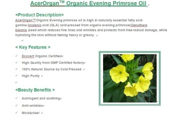 Organic Evening primrose oil