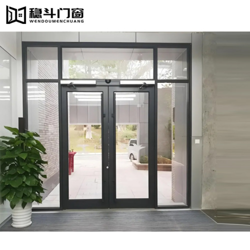 Modern Narrow Frame Aluminum Commercial Doors